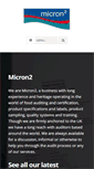 Mobile Screenshot of micron2.com